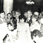 Ana Apostolescu lângă Anatoli Karpov