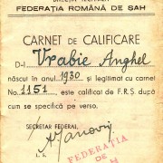 1948 - Vrabie A. - Carnet calificare 1
