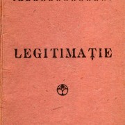 1948 - Vrabie A. - Legitimatie reporter coperta