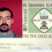 1990 - Olimpiada Novi Sad, ecuson Co.Ionescu