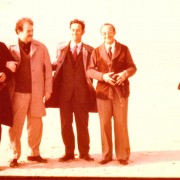 1976 – Danemarca, pe malul Mării Nordului. V. Rangelov (BUL), G. Nadareişvili (URS), V. Nestorescu, F. Salazar (SPA)