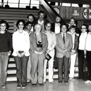 1979, Biel - Participanţii la turneul organizat pentru reprezentanţii mass media. Susana Makai este a 2-a din stânga