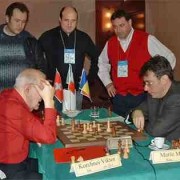 Mihail Marin jucând cu Viktor Korchnoi, Reggio