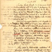 Scrisoare datată 5.i.1923 de la Ion Gudju către preşedintele “Cercului de şah” Sibiu