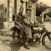 Guglielmo Cabiaglia în 1925 (în spate)