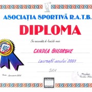Gheorghe Candea - Diplomă