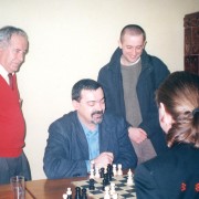 Gheorghe Candea asistând la o analiză Costică Ionescu - Liviu-Dieter Nisipeanu